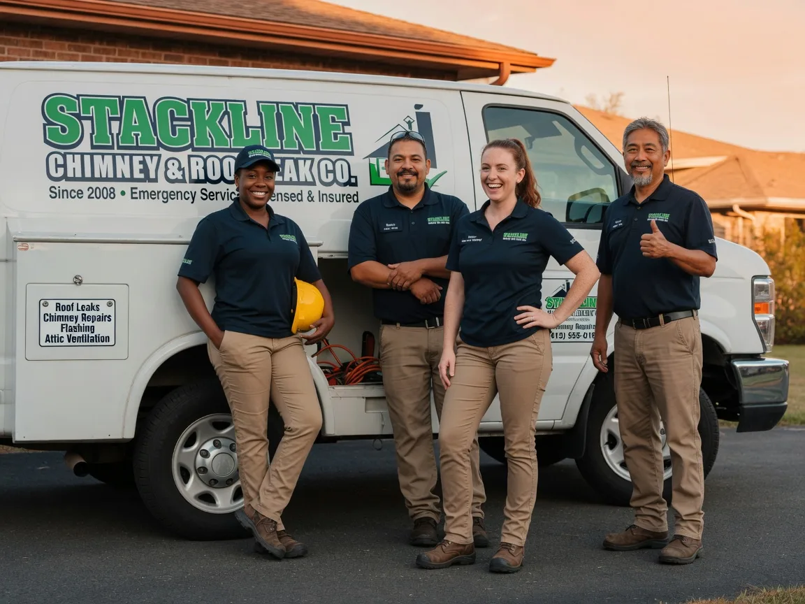 Chimney flashing repair company in Genoa, OH